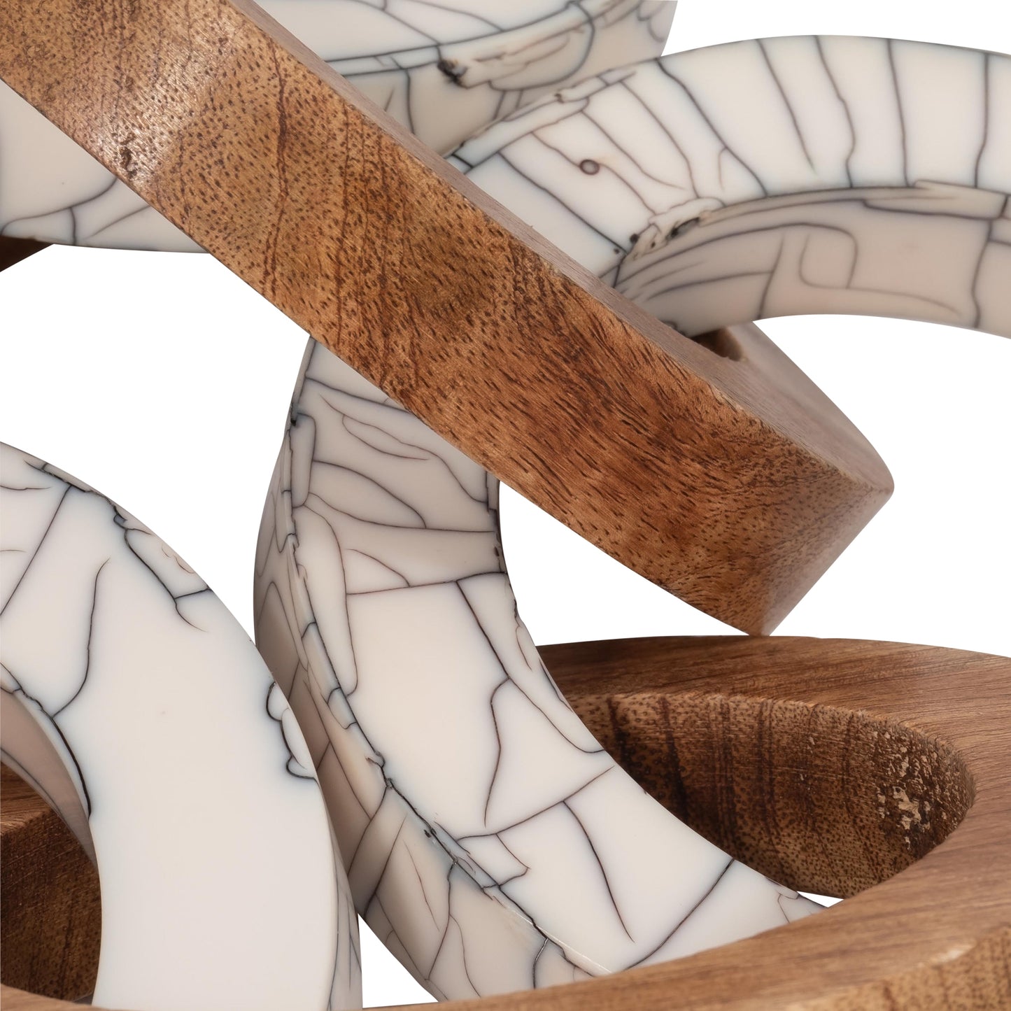 EV19517 |33" Addy Wood  And Resin Link Chain