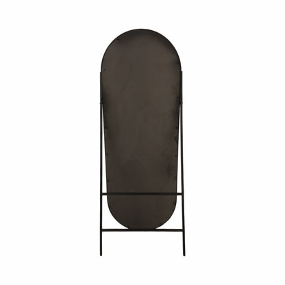 23x60 Rounded Standing Mirror, Black