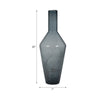 ABIGAIL BLUE SWIRL GLASS VASE |EV19696