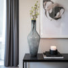 ABIGAIL BLUE SWIRL GLASS VASE |EV19696