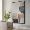 ABSTRACT SHAPES II Hand Painted Canvas