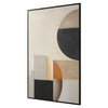 ABSTRACT SHAPES II Hand Painted Canvas