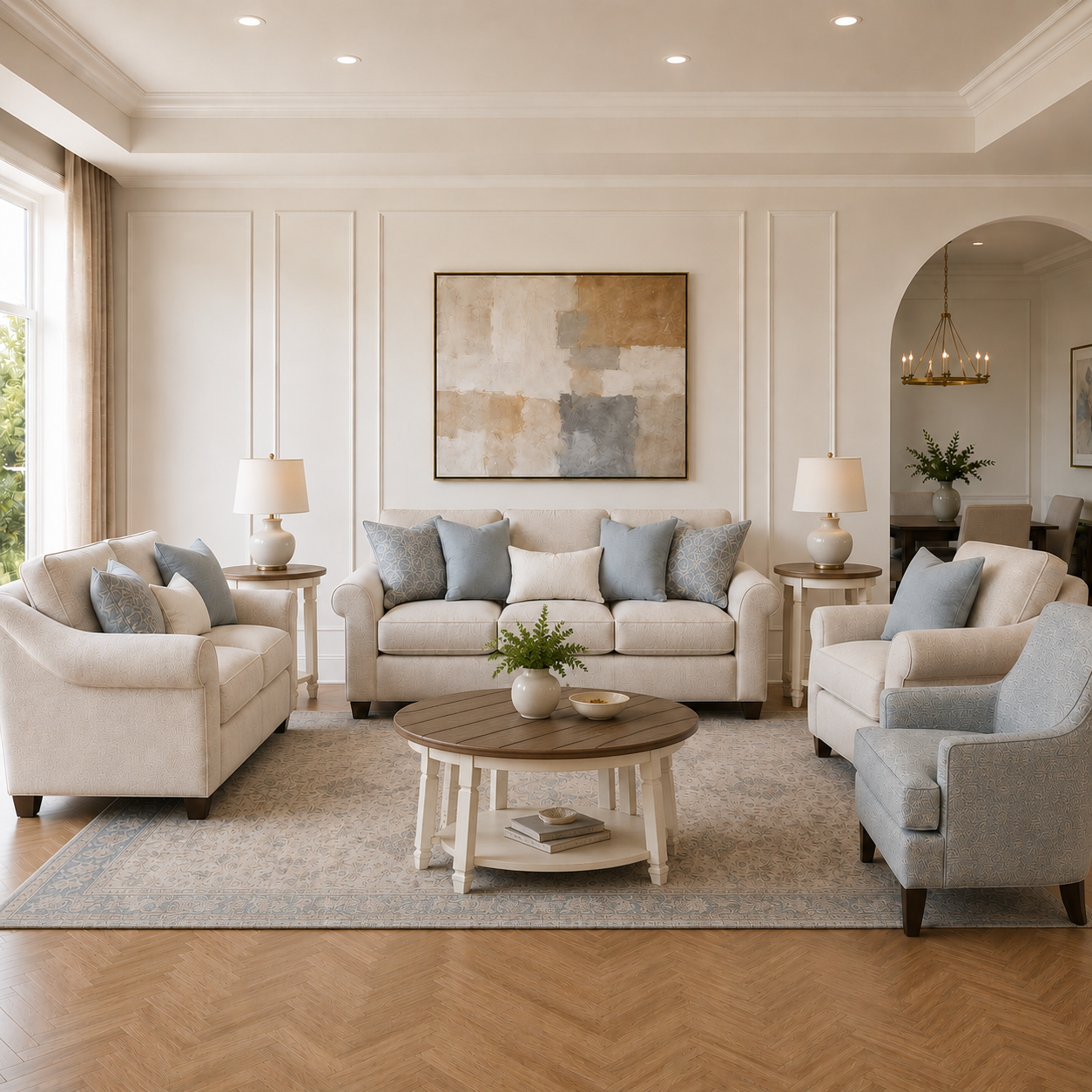 Belread Sofa Set with Free OCCASIONAL TABLE SET (3/CN)