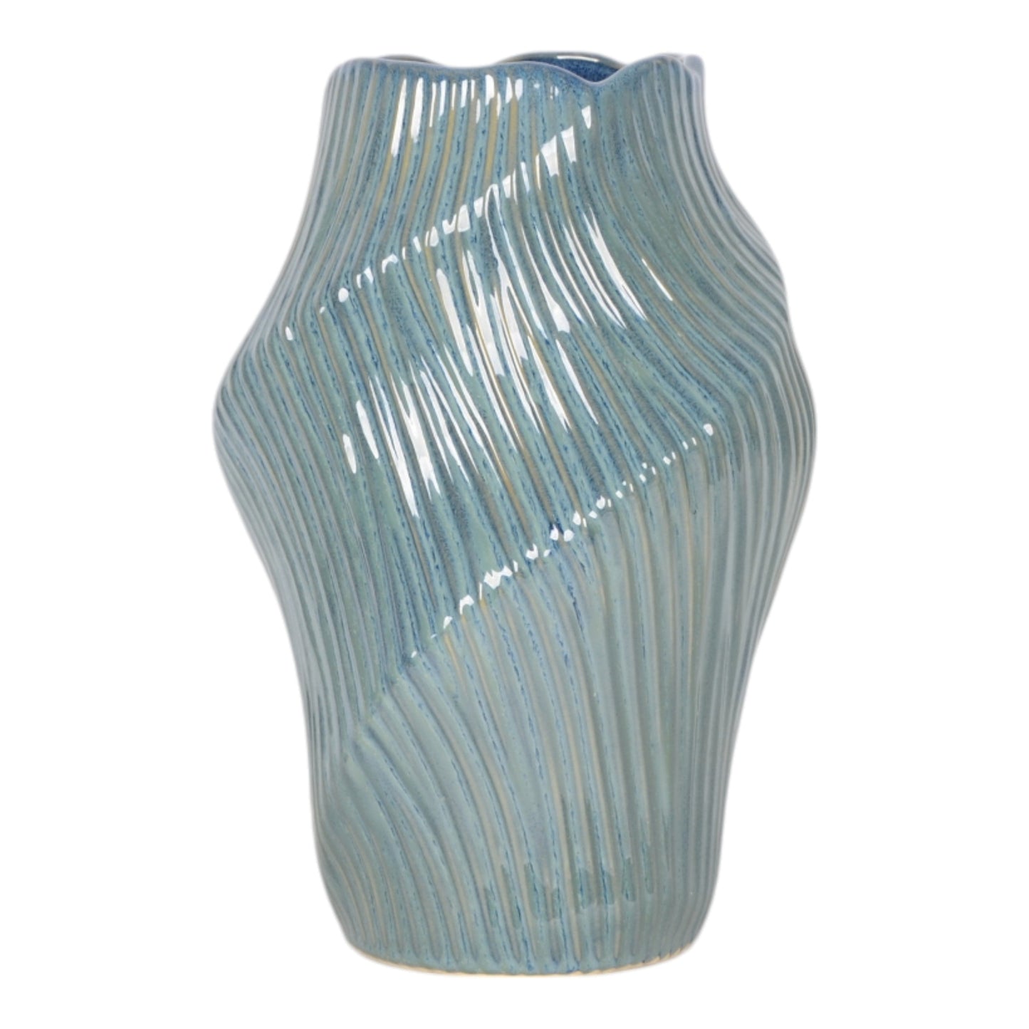 Tihany Blue/Cream Vase |EV21713-03