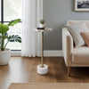 AGA TE MARBLE AND MS GOLD EPL  DRINK TABLE