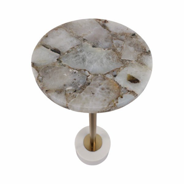 AGA TE MARBLE AND MS GOLD EPL  DRINK TABLE