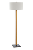 72'H Nebula Brass Metal Floor Lamp