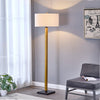 72'H Nebula Brass Metal Floor Lamp