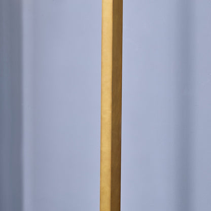 72'H Nebula Brass Metal Floor Lamp