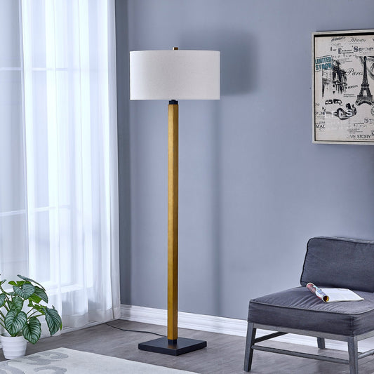 72'H Nebula Brass Metal Floor Lamp