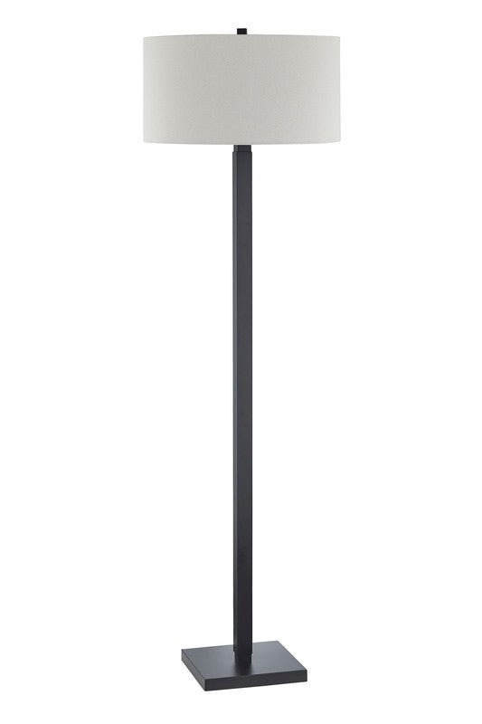 72'H Nebula Black Metal Floor Lamp