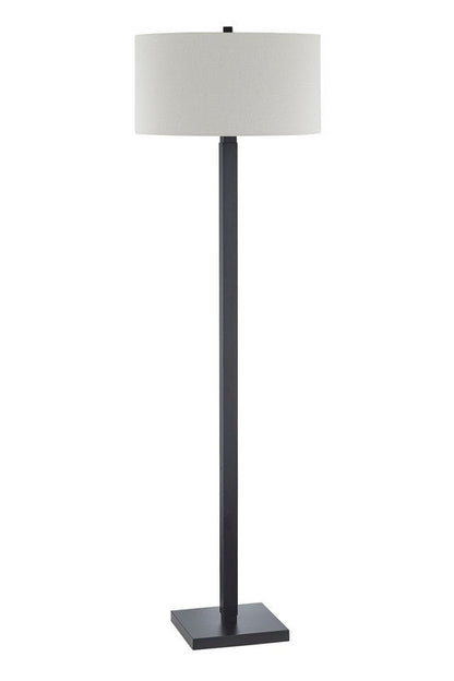 72'H Nebula Black Metal Floor Lamp