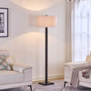 72'H Nebula Black Metal Floor Lamp