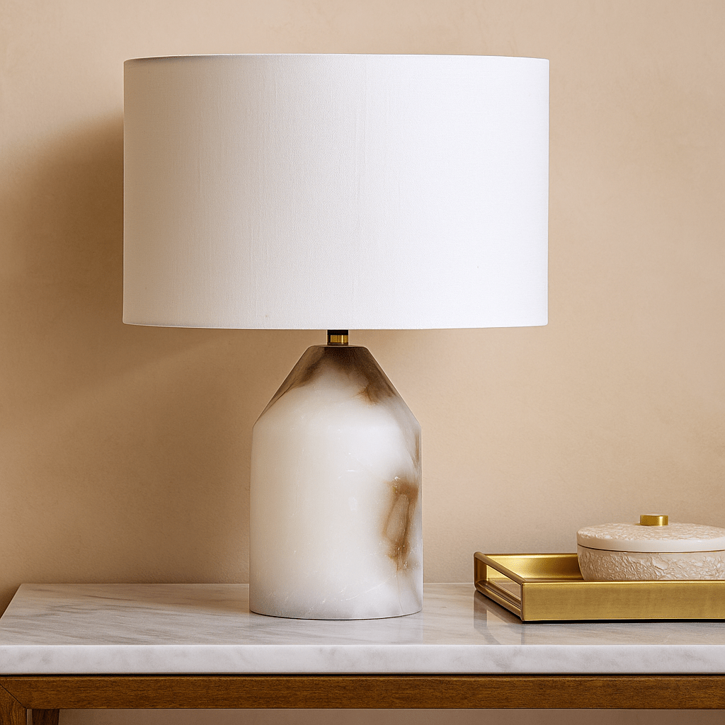Alabaster Table Lamp |ALG-24-010