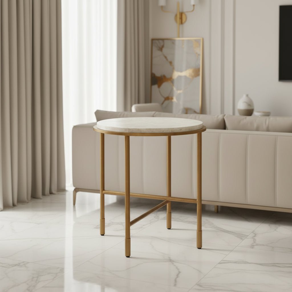 Alben Round End Table