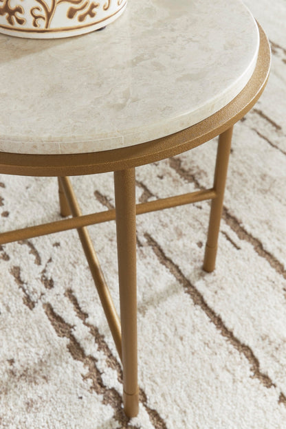 Alben Round Cocktail Table Set