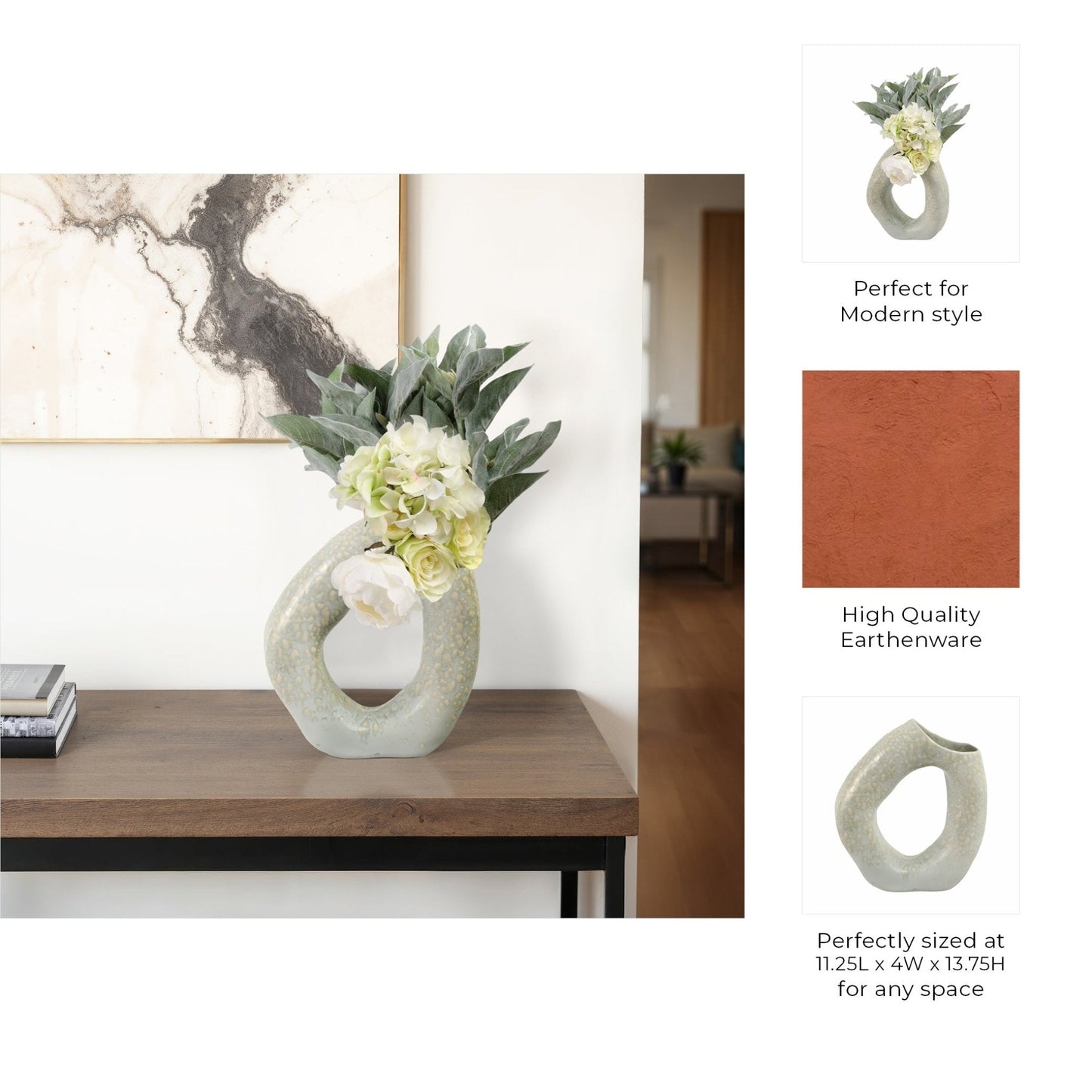 Amarante Abstract Round Portugal Vase |EV21733-02