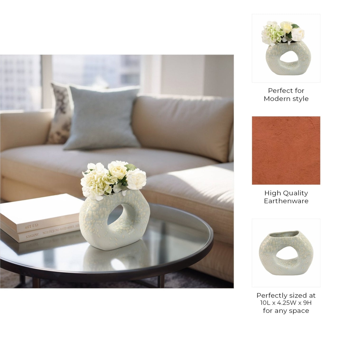 Amarante Abstract Round Portugal Vase |EV21733-02