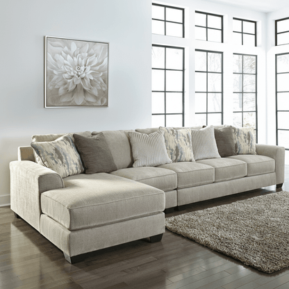 Ardsley 4-Piece Sectional with Chaise with Free Tulen Recliner