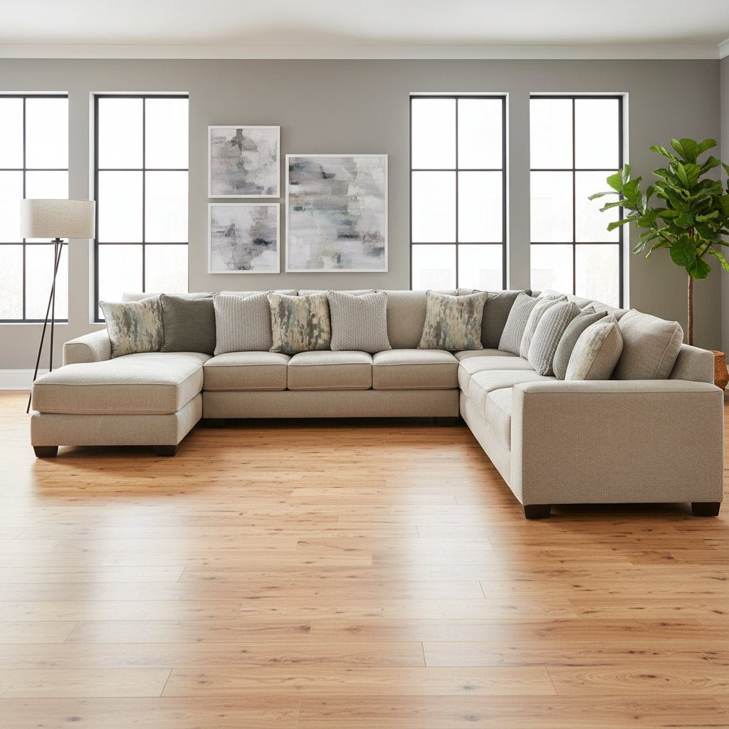 Ardsley 5-Piece Sectional with Chaise with Free Tulen Recliner SEC