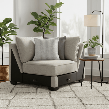 Ardsley 5-Piece Sectional with Chaise with Free Tulen Recliner S15