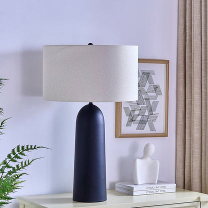 Atlas Matt Black Table Lamp