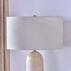 Atlas Travertine Table Lamp