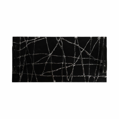 S/2 18/22" Pratt Black Resin Trays