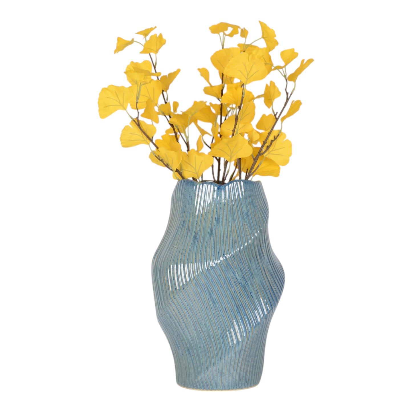 Tihany Blue/Cream Vase |EV21713-06