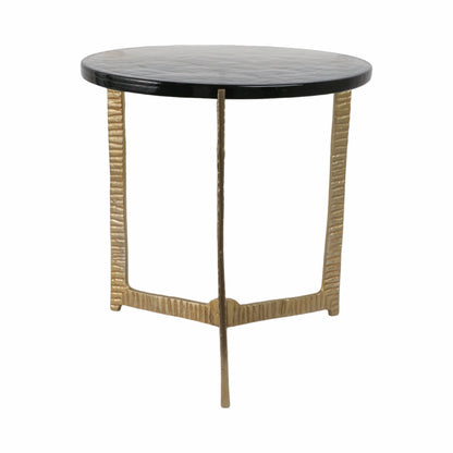18" Bennington Wide  Recycled Glass Accent Table