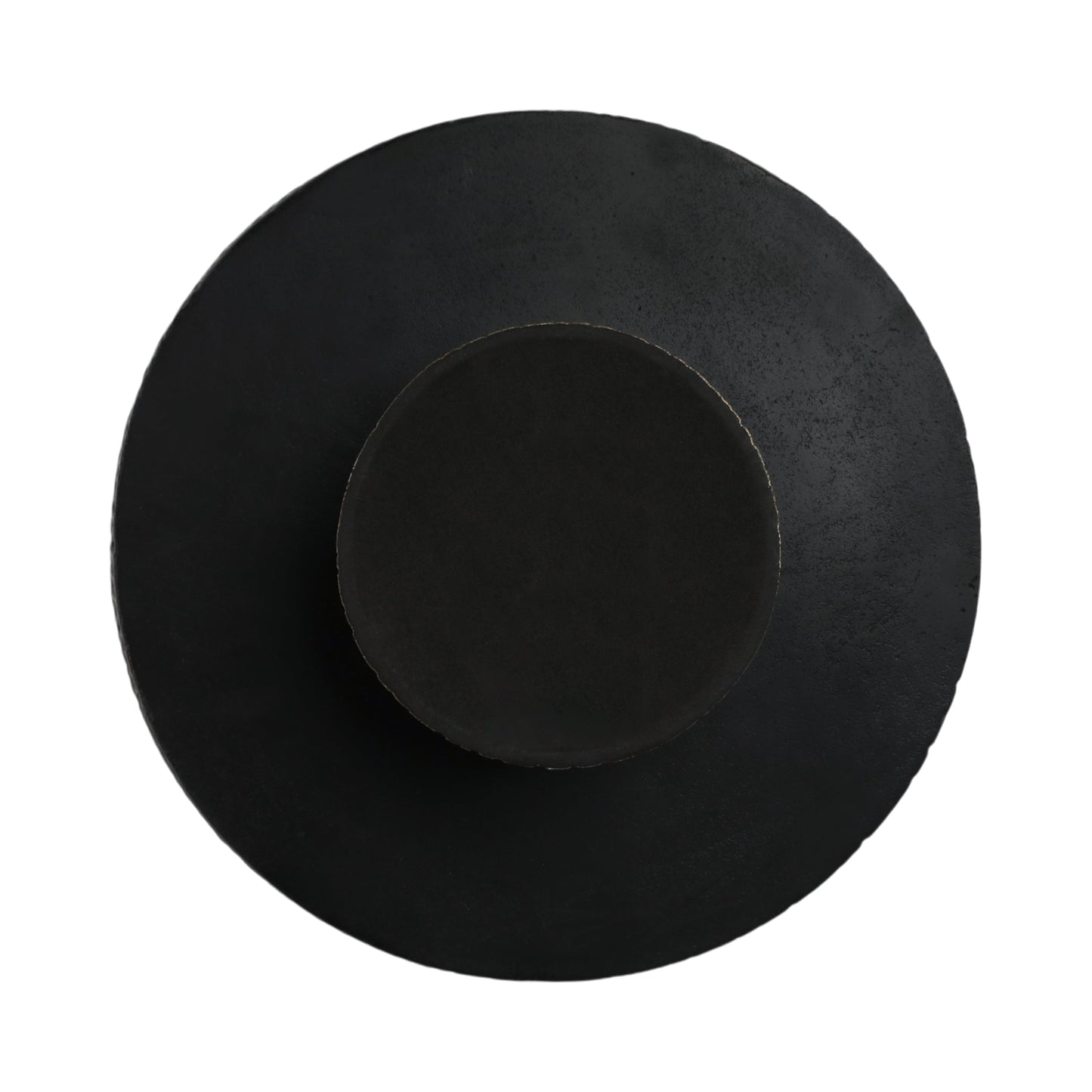 EV19193 |14" Cali Metal Pedestal Tray, Black