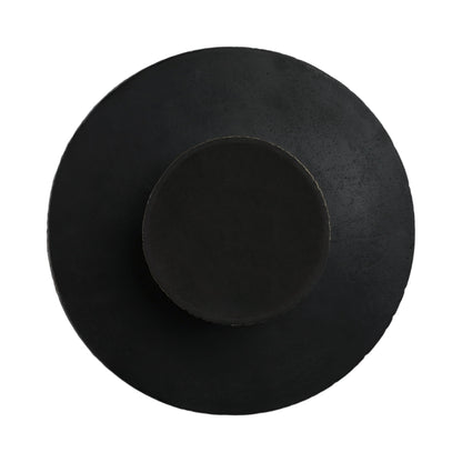 EV19193 |14" Cali Metal Pedestal Tray, Black