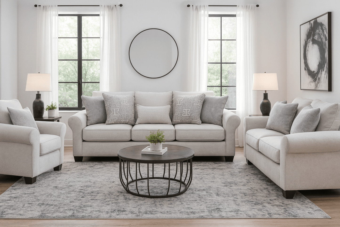 Belread Sofa Set with FREE TABLE Set