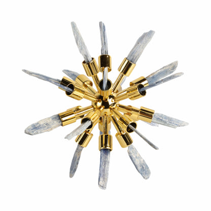 8" Fiona Small Blue Stone Starburst Statuary Kd