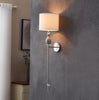 Blue Crackle Ceramic Crystal Finish Wall Sconce