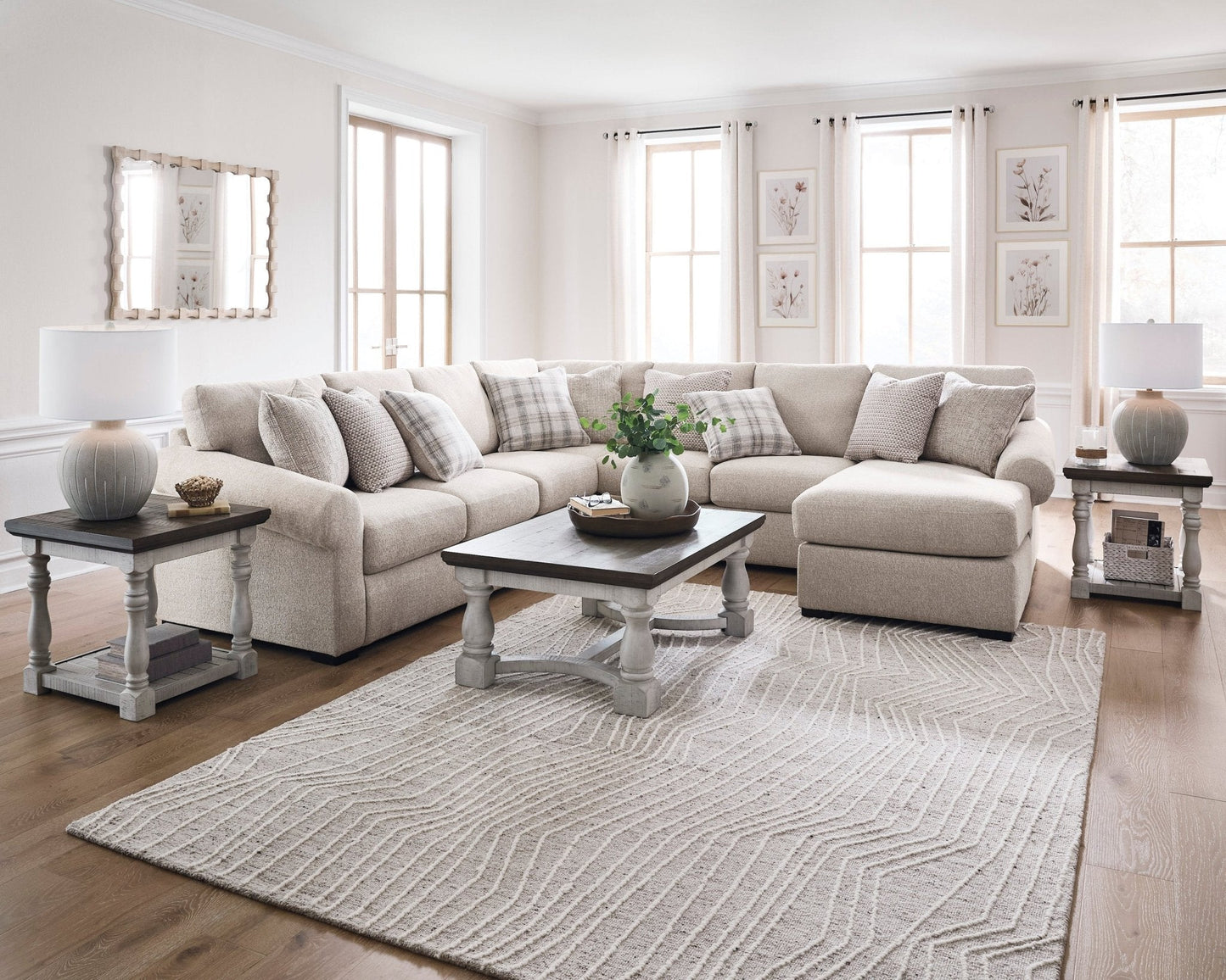 Bridgemont 5-Piece Sectional with Chaise |76702S12