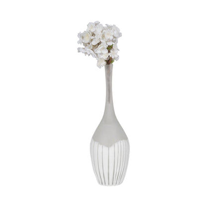 EV19640-02  13" DULCET SMALL GLASS VASE( Sagebrook Home  )