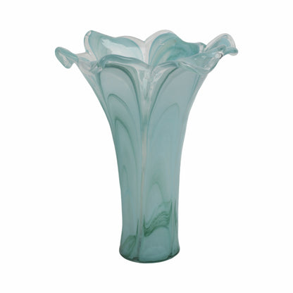 13" Idro Tall Italian Art Glass Vase