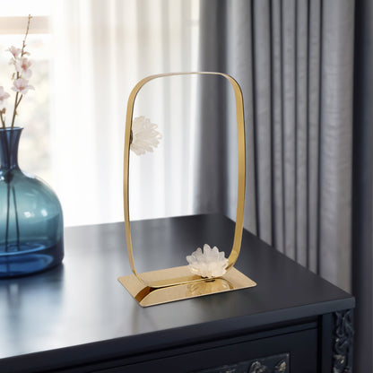 15" Hudson Large Stone Statuary, Clear