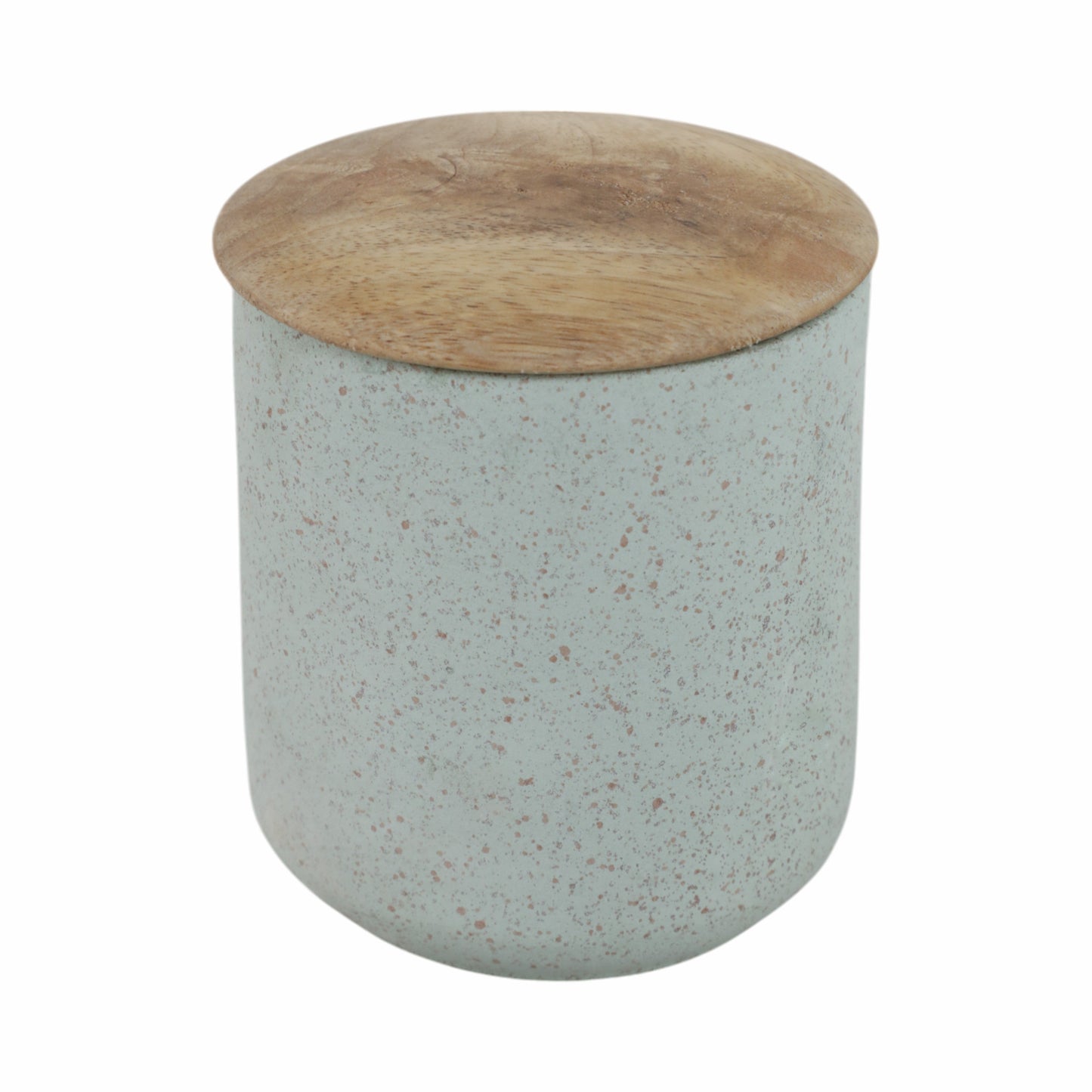 4" 9oz Wild Jasmine & Daisy Tall Cndle W/lid, Blue