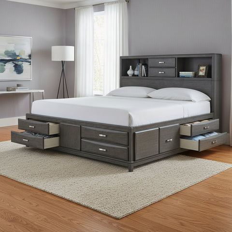 Caitbrook Queen Storage Bed