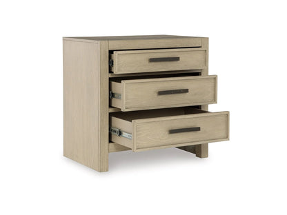 Calmoro Three Drawer Night Stand