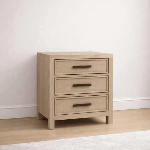 Calmoro Three Drawer Night Stand