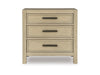 Calmoro Three Drawer Night Stand