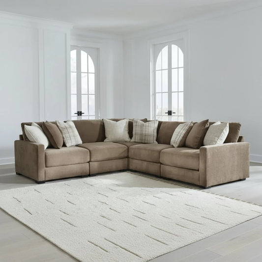 Camellia-Court 5-Piece Sectional