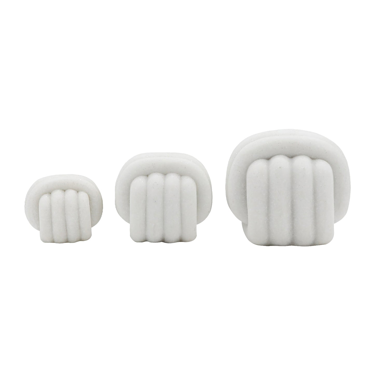 EV19778  21" ELISIA ACRYLIC AND MARBLE ACCENT TABLE( Sagebrook Home  )