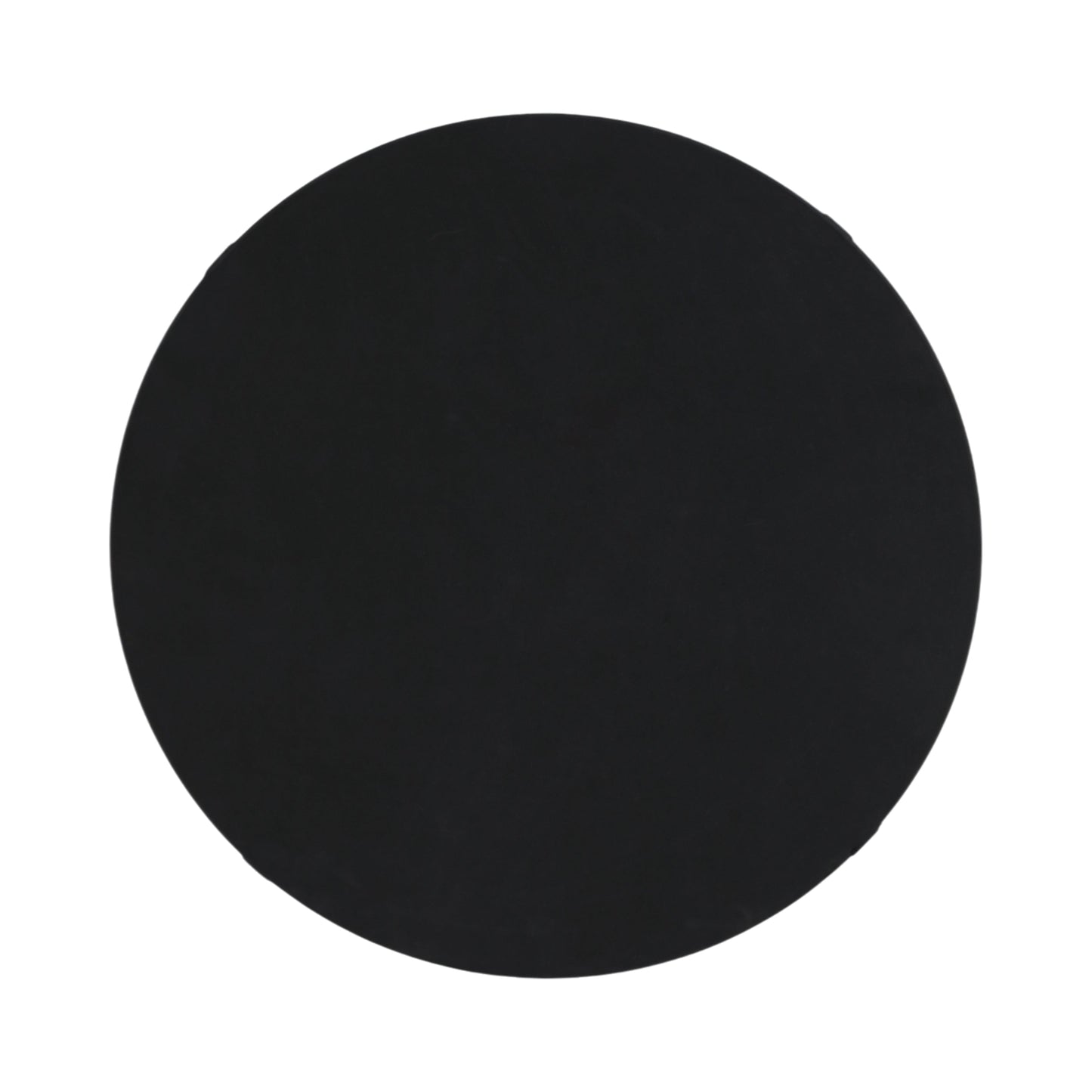 METAL, S/3 14/16/18" ROUND MIRRORED TRAYS, BLACK