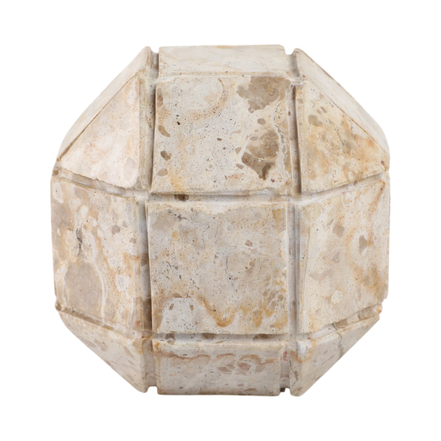 5" Pompano Medium Beige Marble Sphere