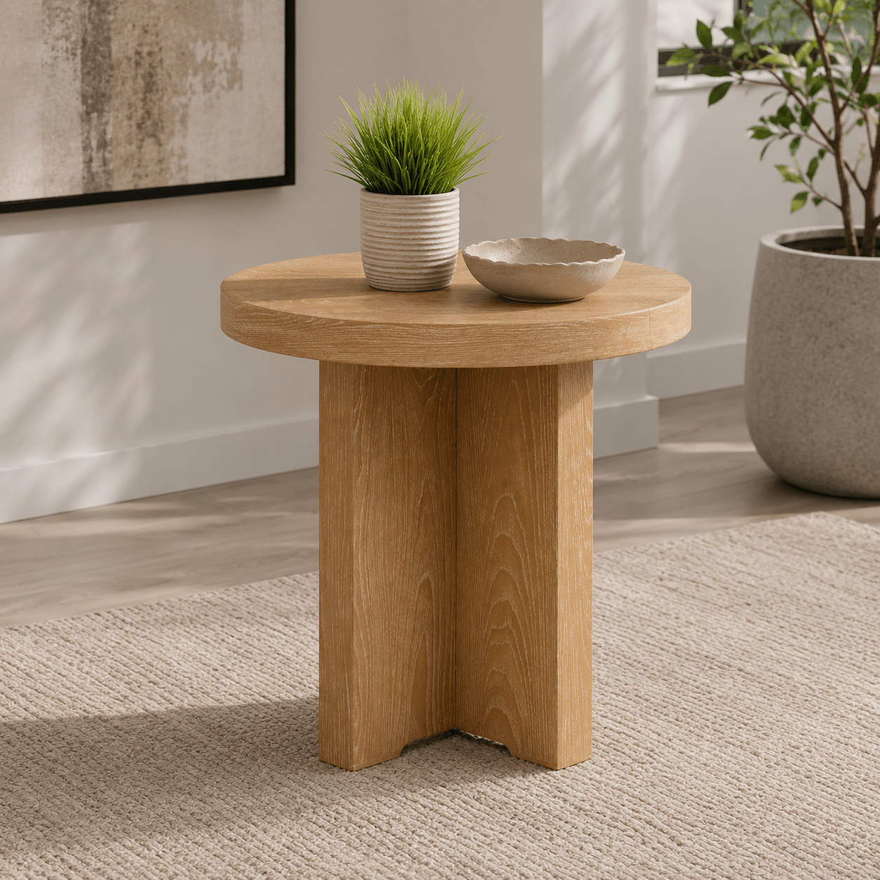 Chimefield Round End Table