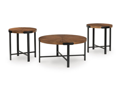 Crosstrail Occasional Table Set (3/CN)|Ashley Homestore